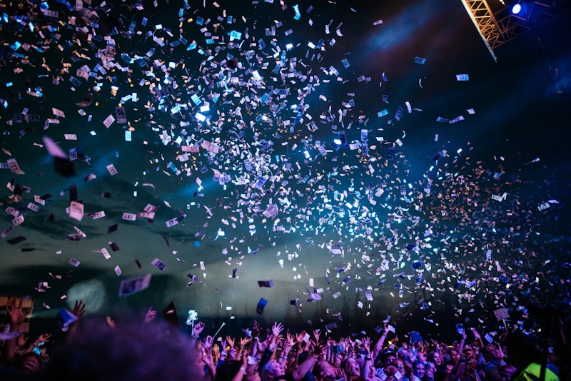 Large commercial event dome at a festival